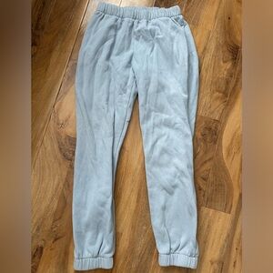 Light Blue Brandy Melville Cuffed Sweatpants
